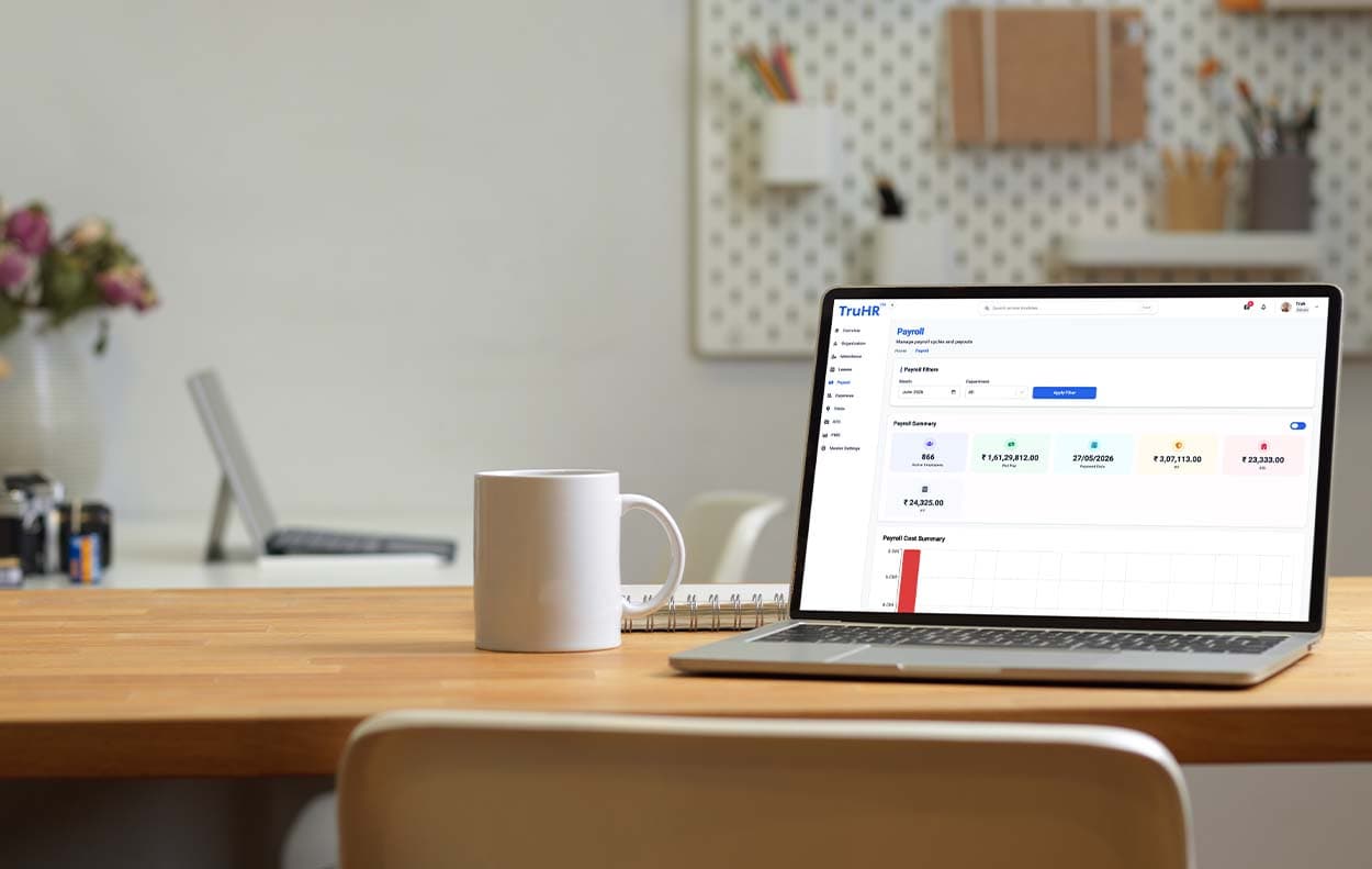 Payroll and compliance management dashboard